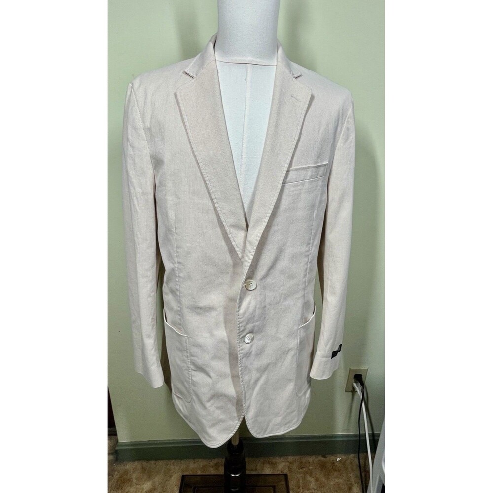 Brooks Brothers Regent Fit Men's Sz L Pinstripe Double Vent 2-Button Sports Coat